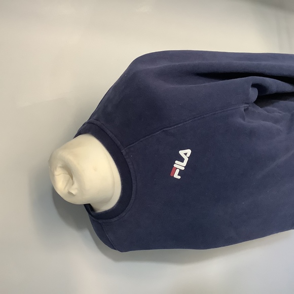 Fila Sweatshirt - Size M - Navy - Cotton - P2P 21” - Picture 4 of 8
